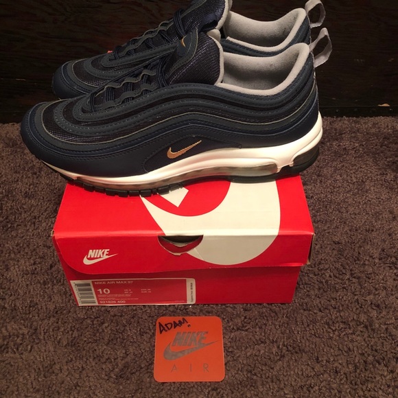 Navy and Metallic Gold AM97 - Picture 3 of 3